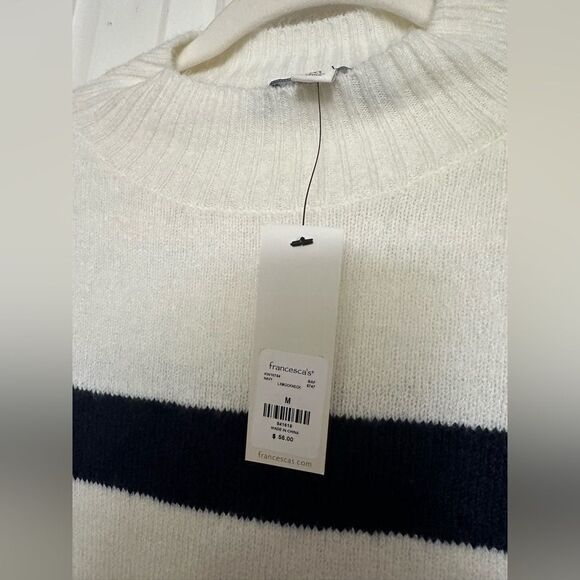 GENNIE STRIPED MOCK NECK SWEATER MINI DRESS - Picture 7 of 9
